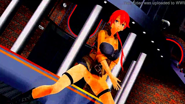 Hentai Anime Girls Dance Seductively in MMD Theatrical Fantasy Scene