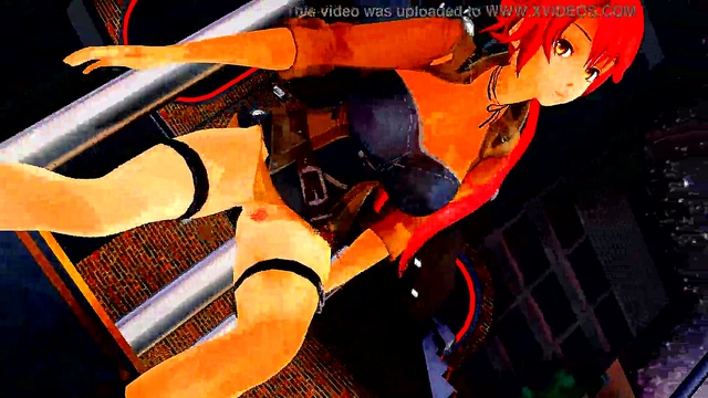 Hentai Anime Girls Dance Seductively in MMD Theatrical Fantasy Scene