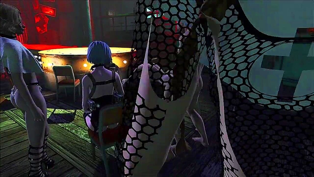 Teen Anime Chick Gets Fucked Publicly in Fallout 4 Nightclub