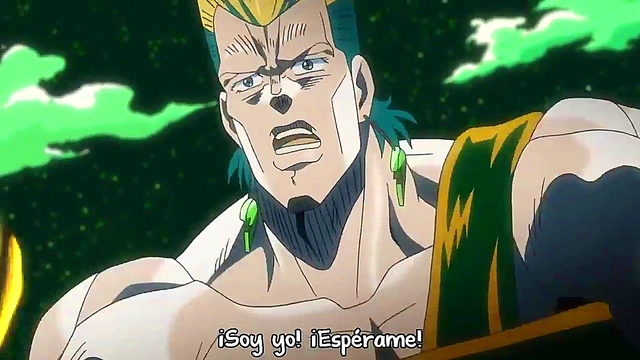 Jojo's Bizarre Adventure – Anime Couple Engages in Steamy Uncensored Action