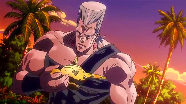 Jojo's Bizarre Adventure – Anime Couple Engages in Steamy Uncensored Action