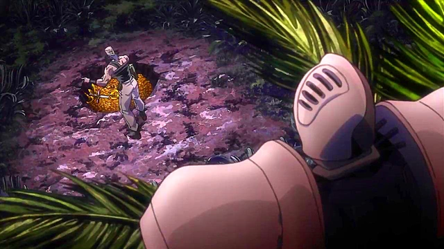 Jojo's Bizarre Adventure – Anime Couple Engages in Steamy Uncensored Action