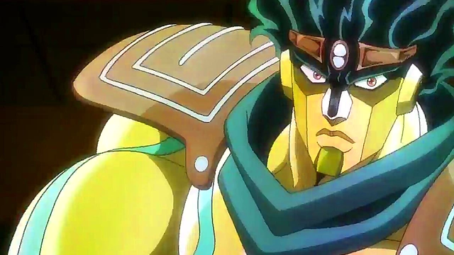 Jojo's Bizarre Adventure – Anime Couple Engages in Steamy Uncensored Action