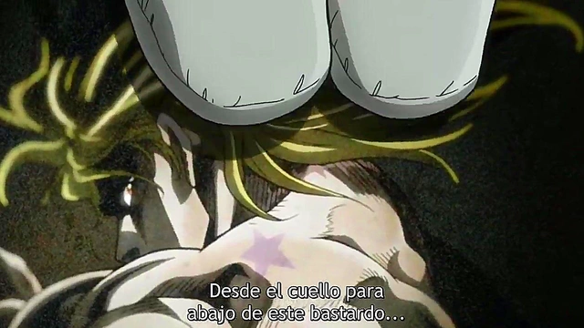 Jojo's Bizarre Adventure – Anime Couple Engages in Steamy Uncensored Action