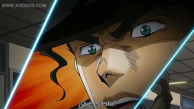 Jojo's Bizarre Adventure – Anime Couple Engages in Steamy Uncensored Action