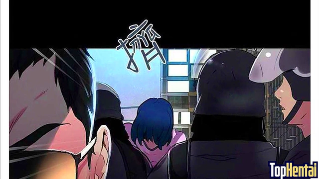 Hentai Teacher Bangs Step-Sisters in PC Room for Hot Family Action