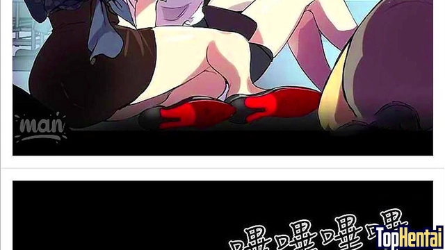 Hentai Teacher Bangs Step-Sisters in PC Room for Hot Family Action