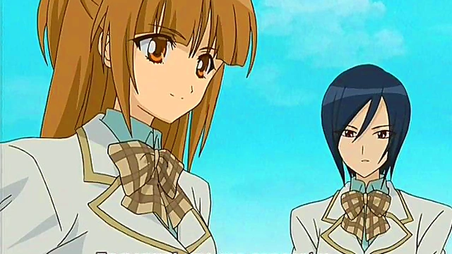 Yuri Anime Girls Enjoy Intimate Moments Together In Strawberry Panic