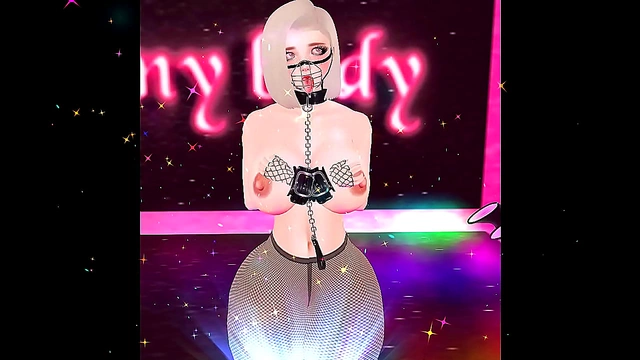 LNERuL Big-Titted Anime Idol Performs Seductive Sex Dance for Gamer Client