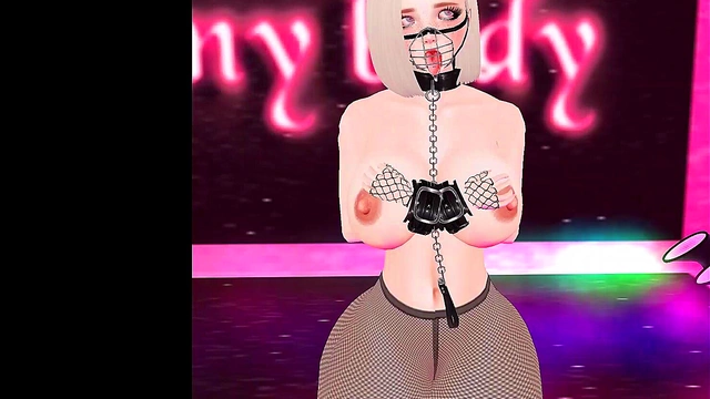 LNERuL Big-Titted Anime Idol Performs Seductive Sex Dance for Gamer Client