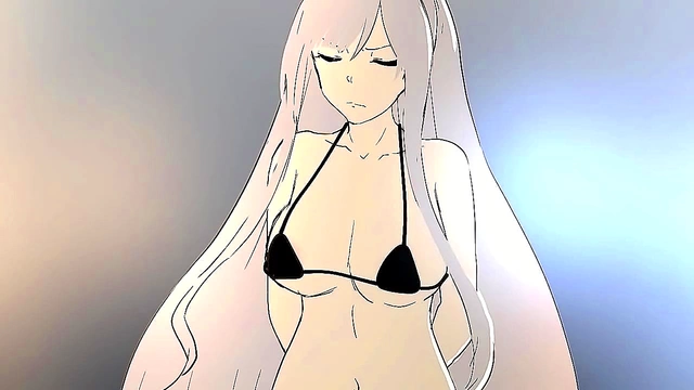 Hentai Anime Babe Shakes Her Juicy Boobs Seductively