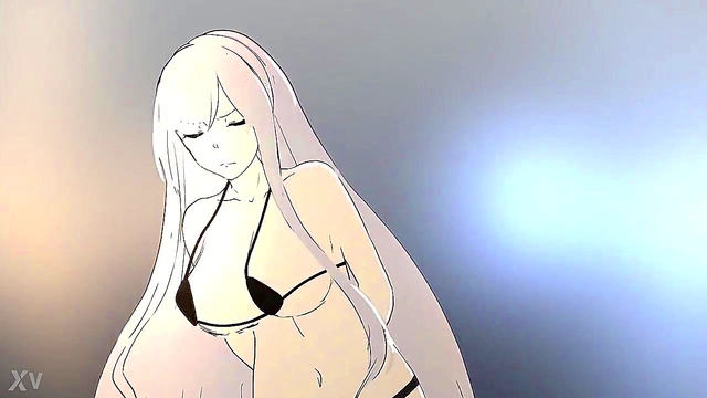 Hentai Anime Babe Shakes Her Juicy Boobs Seductively