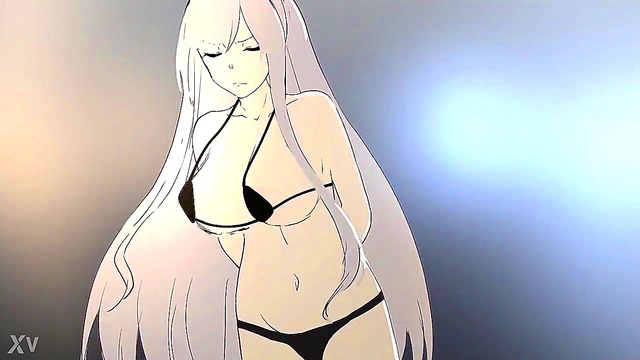 Hentai Anime Babe Shakes Her Juicy Boobs Seductively