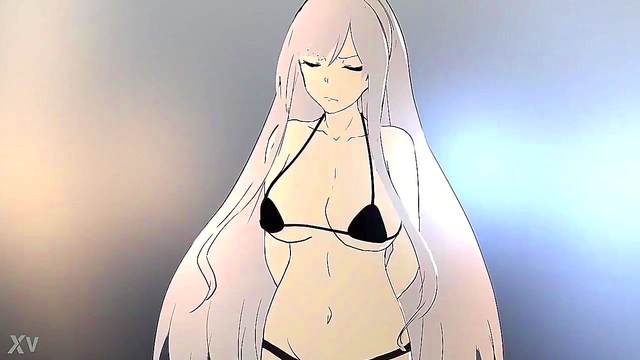 Hentai Anime Babe Shakes Her Juicy Boobs Seductively