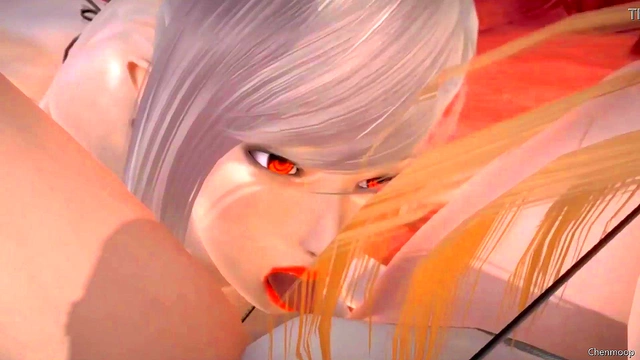 Sexy 3D Elf Lesbians Enjoy Handjobs & Titty Fucks In Uniform Orgasms