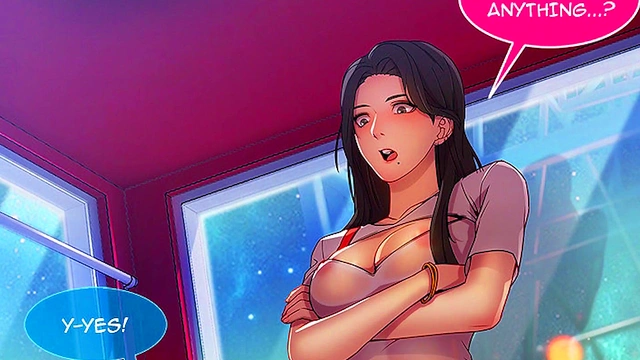 Boss Becomes Step-Mom's Roommate for Naughty Anime-Hentai Fun