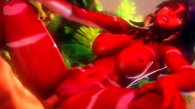 3D Hentai Queen Of The Jungle Rides Dick Wildly For Juicy Orgasm