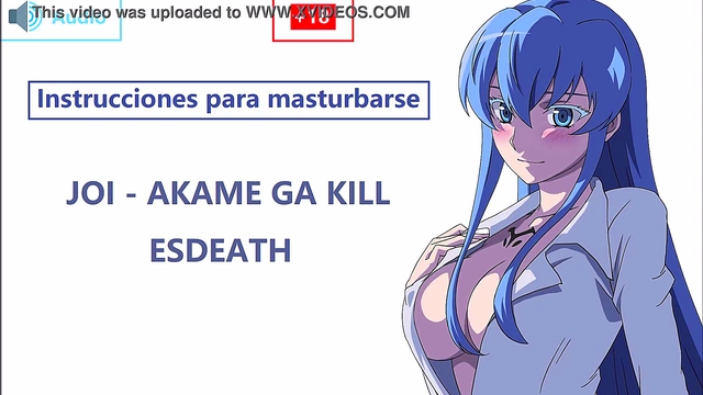 Esdeath Dominates Slave in Spanish JOI for Futanari BDSM Fun