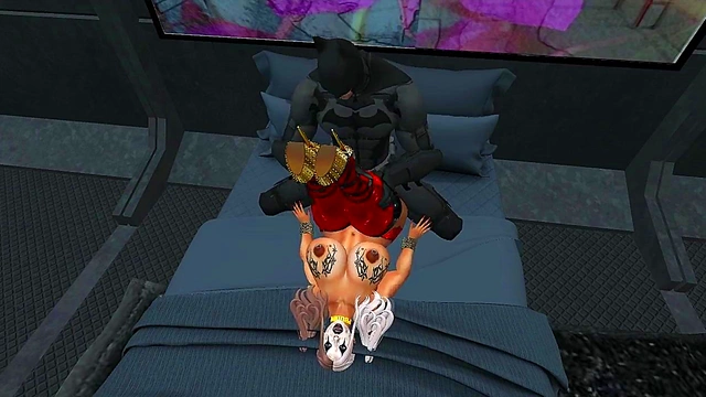 Batman Fucks Harley Quinn in Anime Fantasy Sex Adventure