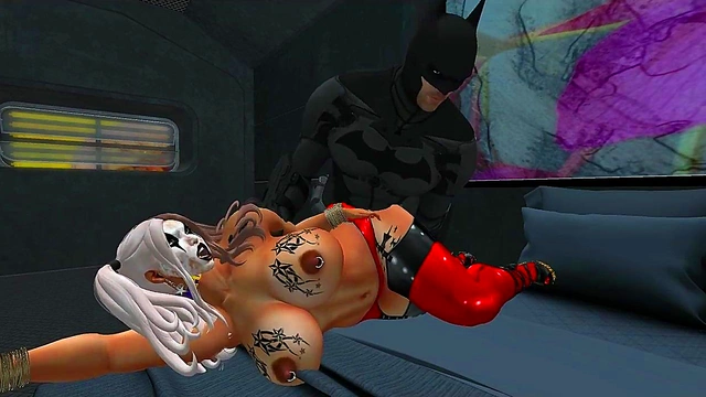Batman Fucks Harley Quinn in Anime Fantasy Sex Adventure