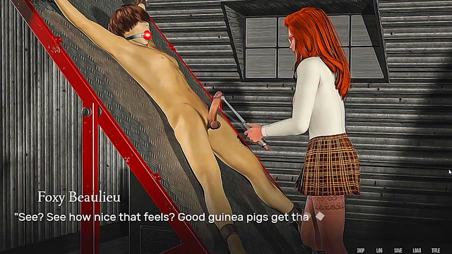 Horny Mistress Teases Sub With CBT & E-Stim In Hentai Femdom Fantasy