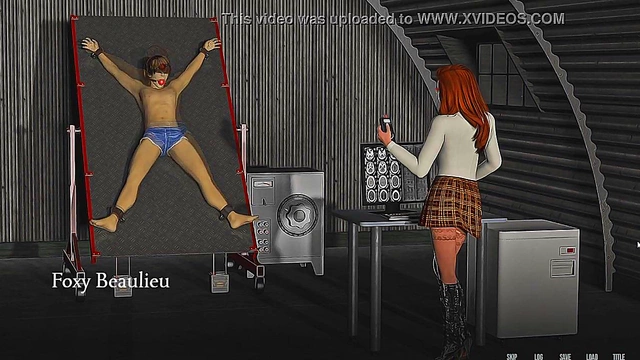 Horny Mistress Teases Sub With CBT & E-Stim In Hentai Femdom Fantasy