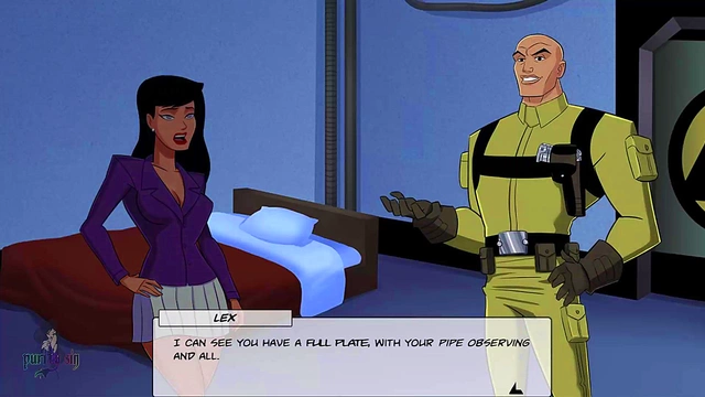 Batgirl & Starfire Tease Pussy in Public for Justice League Heroes