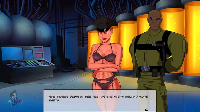 Batgirl & Starfire Tease Pussy in Public for Justice League Heroes