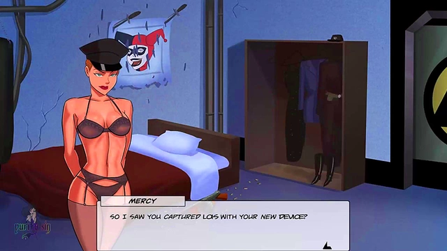 Batgirl & Starfire Tease Pussy in Public for Justice League Heroes