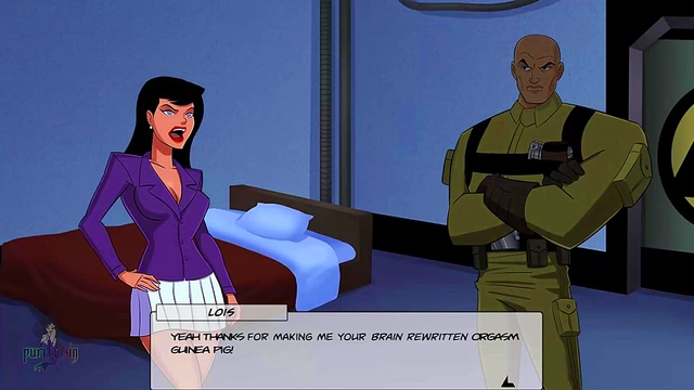 Batgirl & Starfire Tease Pussy in Public for Justice League Heroes