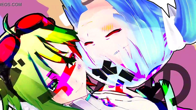 Hentai Anime MMD – GUMI & MIKU Get Pregnant Before Ovulation