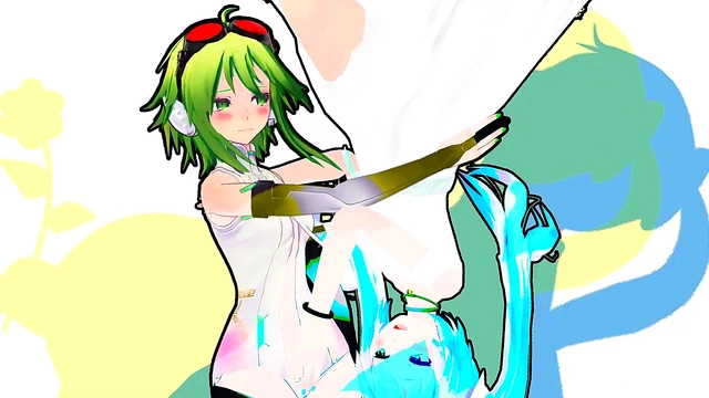 Hentai Anime MMD – GUMI & MIKU Get Pregnant Before Ovulation