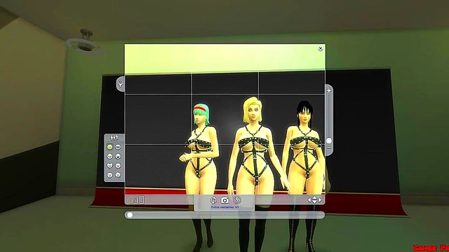 Dragon Ball Cosplay MILF Chichi Cheats With Handcuffed Bulma & 18 For Hot Photoshoot