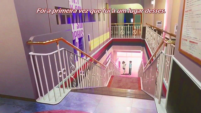 Hana Year Subtitled – Anime Couple Enjoy Hot Session With Cute Hentai Girl