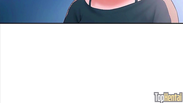 Dark-Skinned Anime Chick Flexes for Yoga Sex With CFNM Action