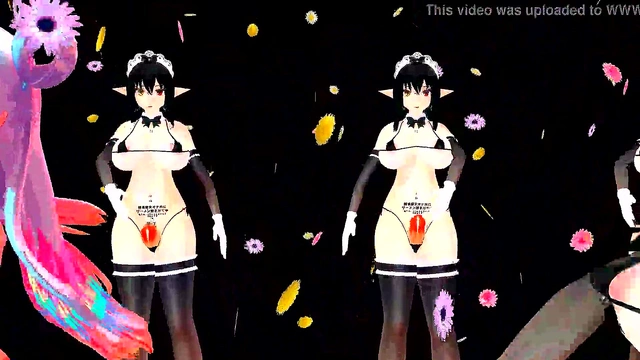 Hentai Anime Lamb Gets Wild With Futanari Crowd Action