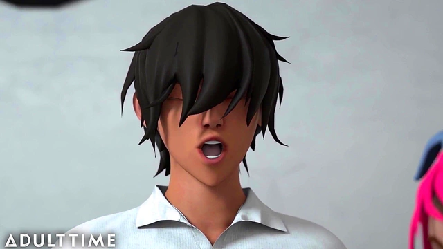 Hot Anime Teacher Fucks Students In Steamy School Room Scene