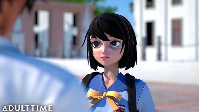 Hot Anime Teacher Fucks Students In Steamy School Room Scene