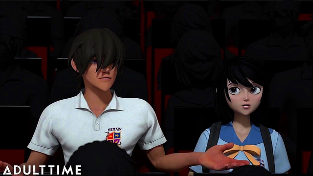 Hot Anime Teacher Fucks Students In Steamy School Room Scene