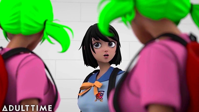 Hot Anime Teacher Fucks Students In Steamy School Room Scene