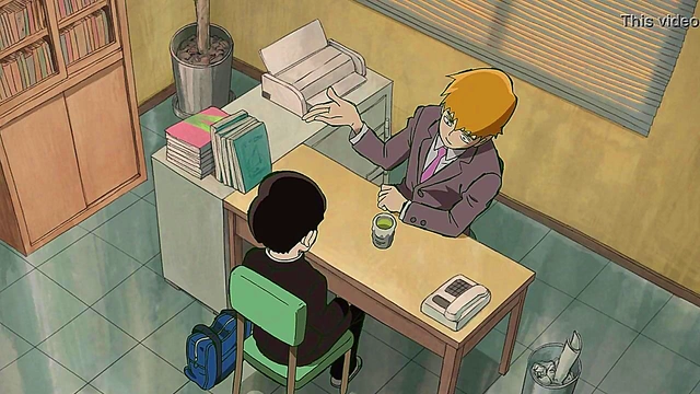 Teen Anime Goddess Seduces Mob Psycho 100 for Hot Hentai Action