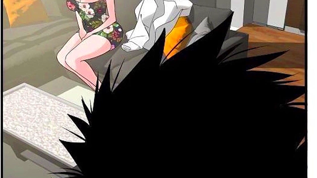 Superpowered Dick Seduces Step-Mom and Little Sister in Anime Classroom Adventure