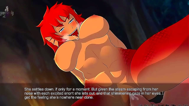 Redhead Mummy Monster-Girl Dominates Rough Anime Sex With Big Boobs & Slime DragonCowgal