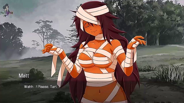 Redhead Mummy Monster-Girl Dominates Rough Anime Sex With Big Boobs & Slime DragonCowgal