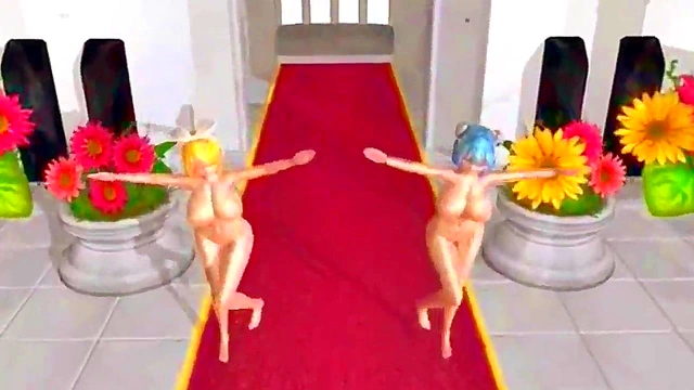 Horny MMD Anime Couple Engages in Hot ProjectSEX Rehearsal Session