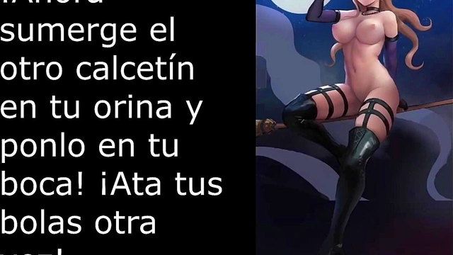 Horny Joi Futa Dominatrix Teases With CBT & Piss-Play Seduction