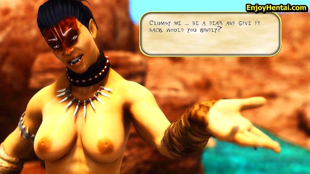 Horny Anime Chick Dives Into Dangerous Waters For Some Steamy Action