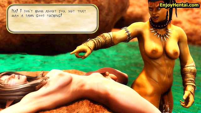 Horny Anime Chick Dives Into Dangerous Waters For Some Steamy Action