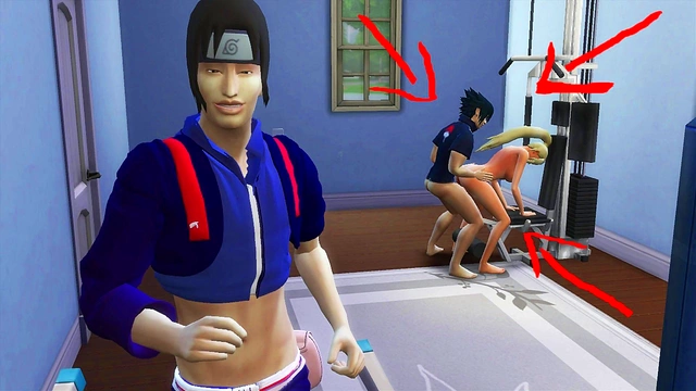 Cuckolded Husband Watches MILF Wife Trained for Sex During Hot Anime Workout Session