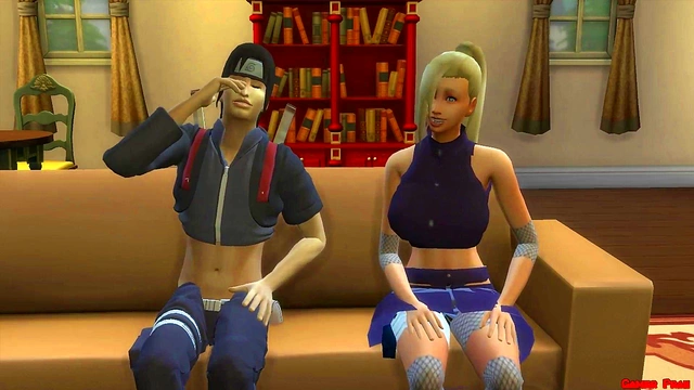 Cuckolded Husband Watches MILF Wife Trained for Sex During Hot Anime Workout Session